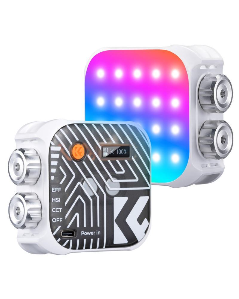 RGB відеосвітло K&F Concept White
