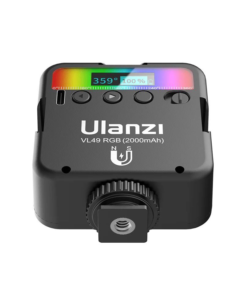 Магнітне LED відеосвітло Ulanzi VL49 RGB Black
