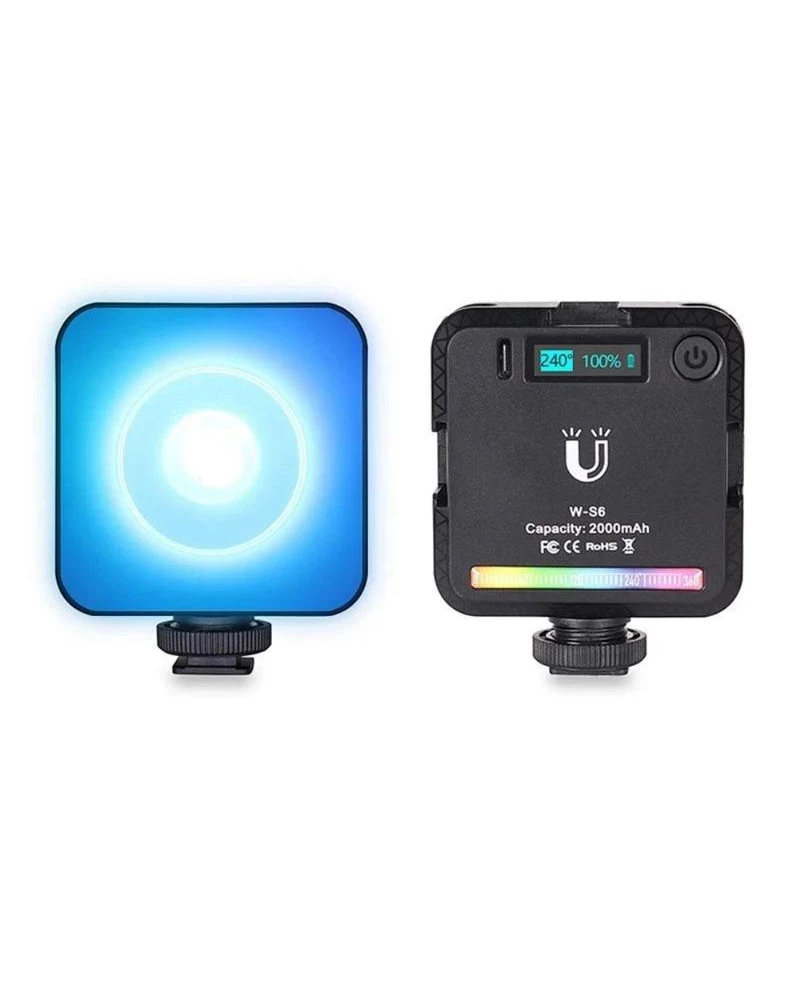 Магнітне LED відеосвітло W-S6 RGB