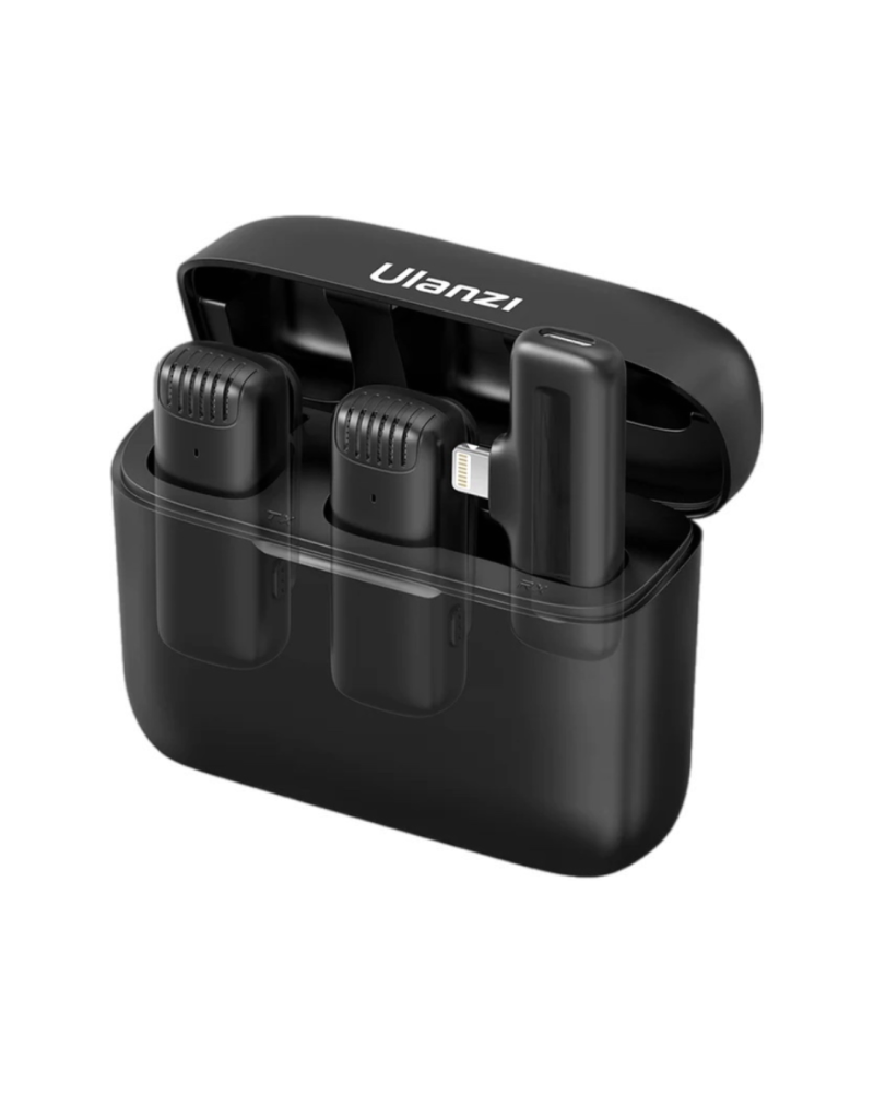 Мікрофон бездротовий Ulanzi J12 Lightning Black для iPhone
